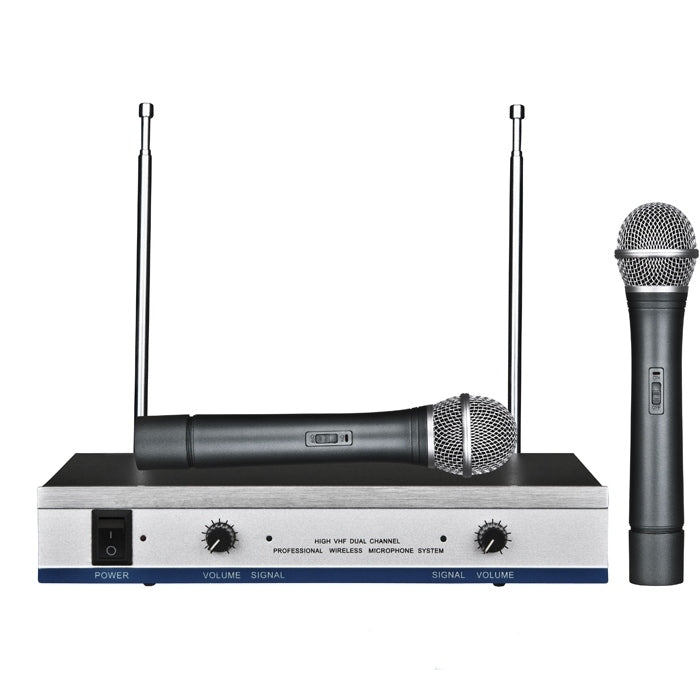 Max Dual Channel UHF Wireless Microphone DH744