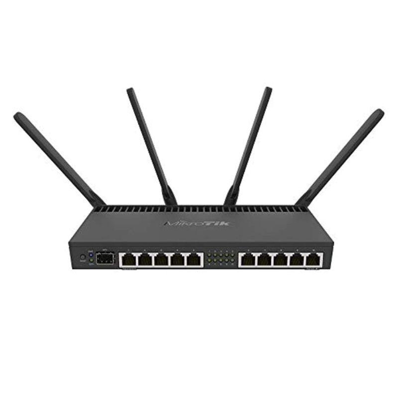 MikroTik RB4011iGS+RM 10-Port Gigabit Rackmount Router with 10G SFP+