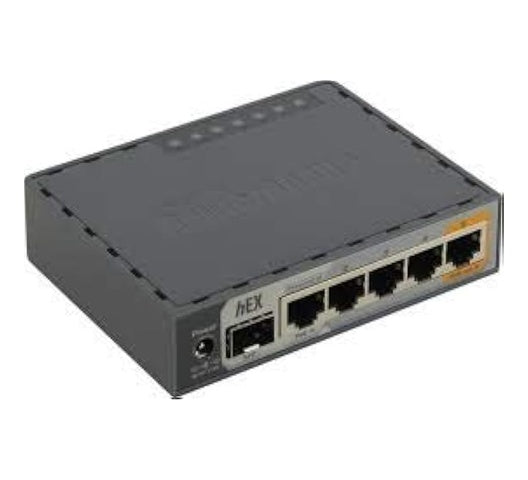 MikroTik RB760iGS hEX S 5-Port Gigabit Ethernet Router with SFP Port