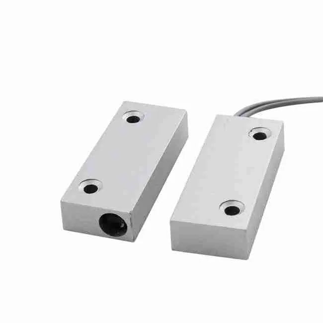 Short Metallic Door Magnetic Contact for Alarm & Access Control Systems