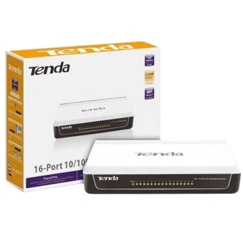 Tenda S16 16-Port Fast Ethernet Switch