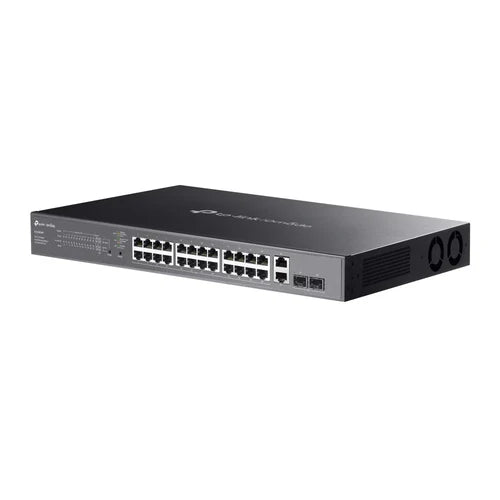 TP-Link Omada ES228GMP 28-Port Gigabit Easy Managed Switch with 24-Port PoE+ and 4 Gigabit Uplink Ports