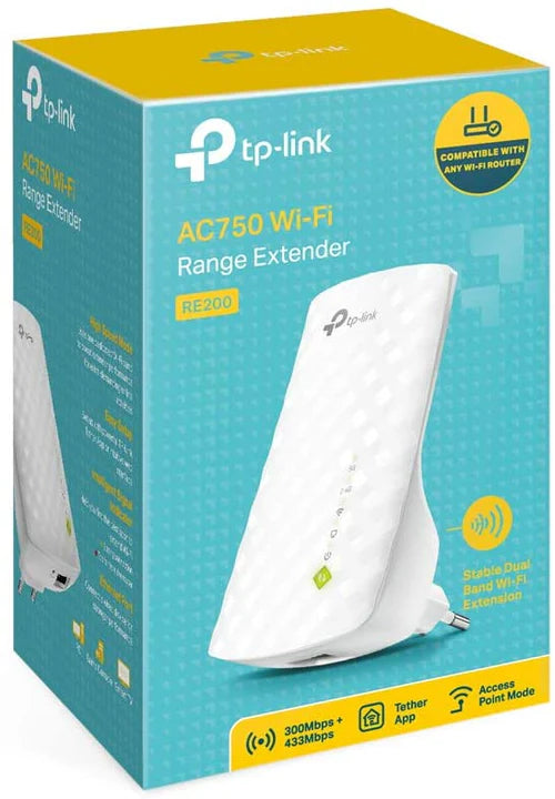 TP-Link RE200 AC750 Wi-Fi Range Extender