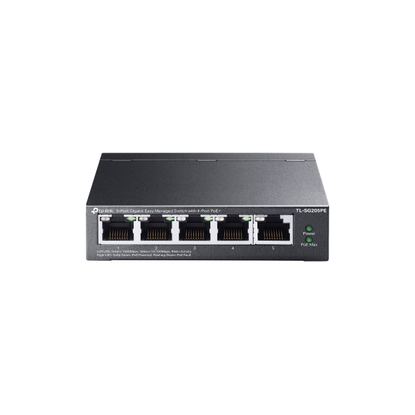 TP-Link Omada ES205GP 5-Port Gigabit Easy Managed Switch with 4-Port PoE+