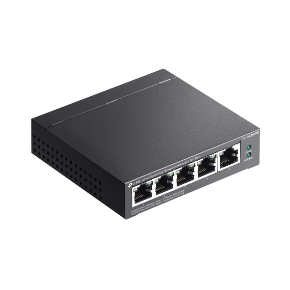 TP-Link Omada ES205GP 5-Port Gigabit Easy Managed Switch with 4-Port PoE+