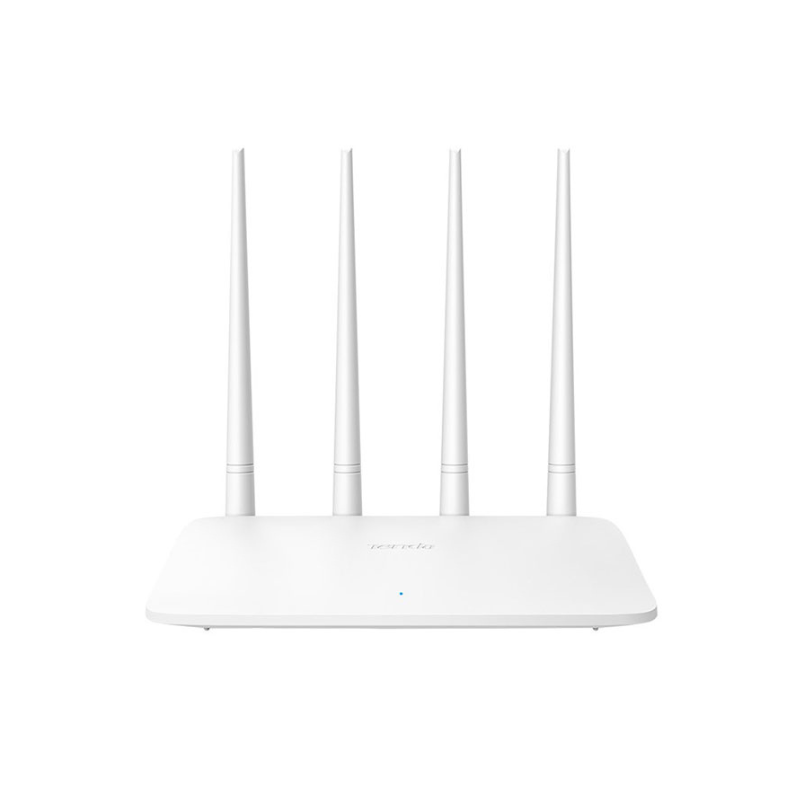 Tenda F6 Wireless N300 WiFi Router - 300Mbps High-Speed Router with 4 High-Gain Antennas
