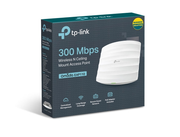 TP-Link Omada EAP110 N300 Ceiling Mount Wireless Access Point
