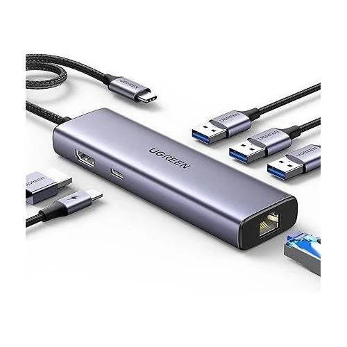 UGREEN 6-in-1 USB-C Hub CM512 USB-C Hub