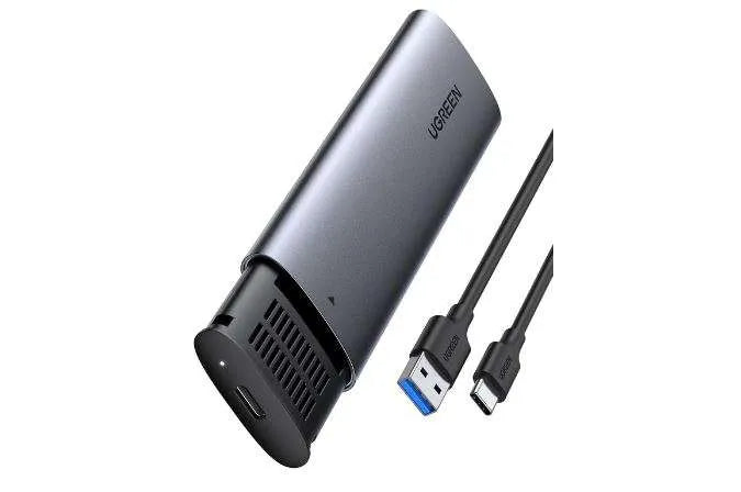UGREEN SSD Enclosure USB-C 5Gbps with 50cm A to C Cable