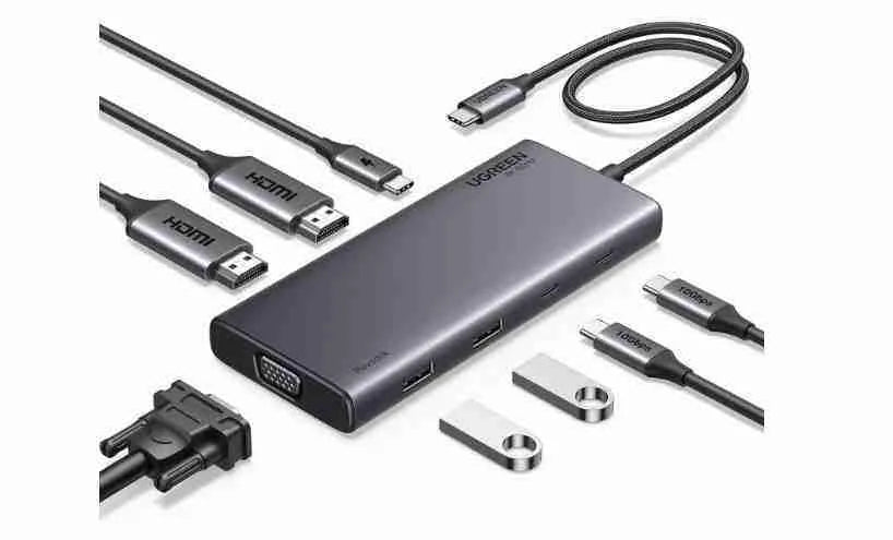 UGREEN 8 in 1  Multifunction Adapter