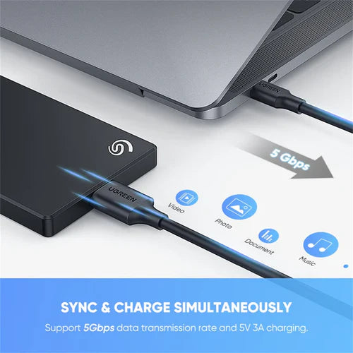 UGREEN USB-C to Micro USB-B Data Charging Cable 1m