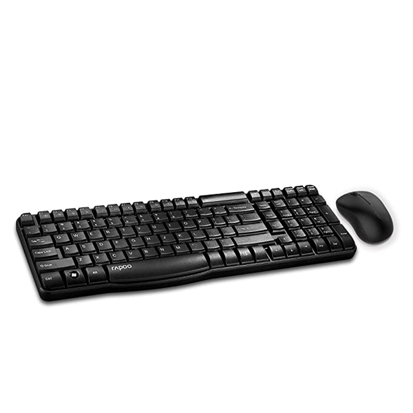 Rapoo Wireless Multimedia Keyboard & Optical Mouse Combo - US Layout