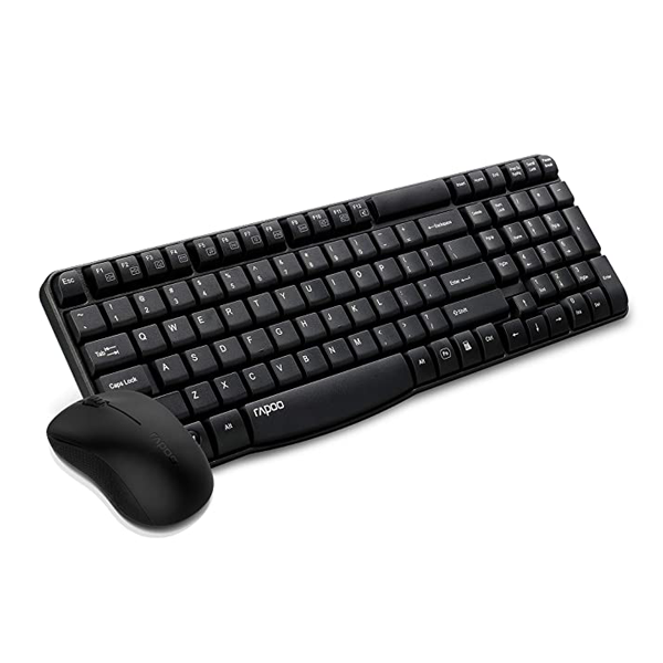 Rapoo Wireless Multimedia Keyboard & Optical Mouse Combo - US Layout