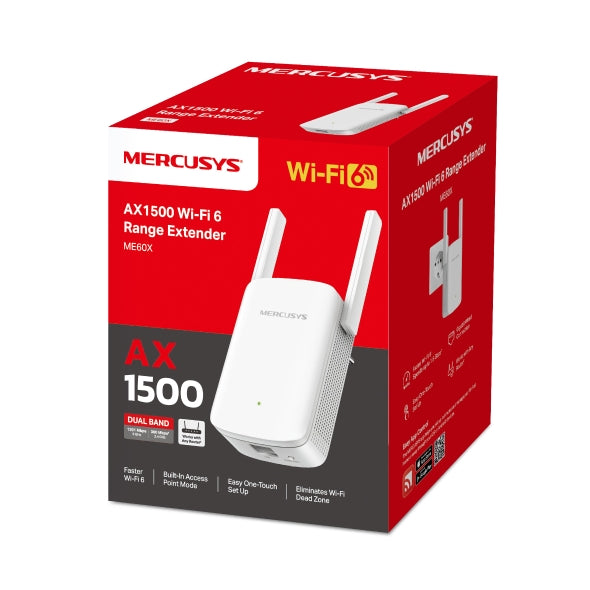 Mercury AX1500 ME60X Wi-Fi 6 Range Extender