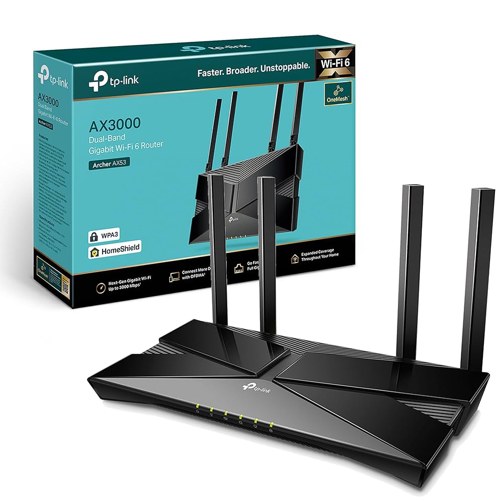 TP-Link Archer AX53: Dual-Band Gigabit Wi-Fi 6 Router
