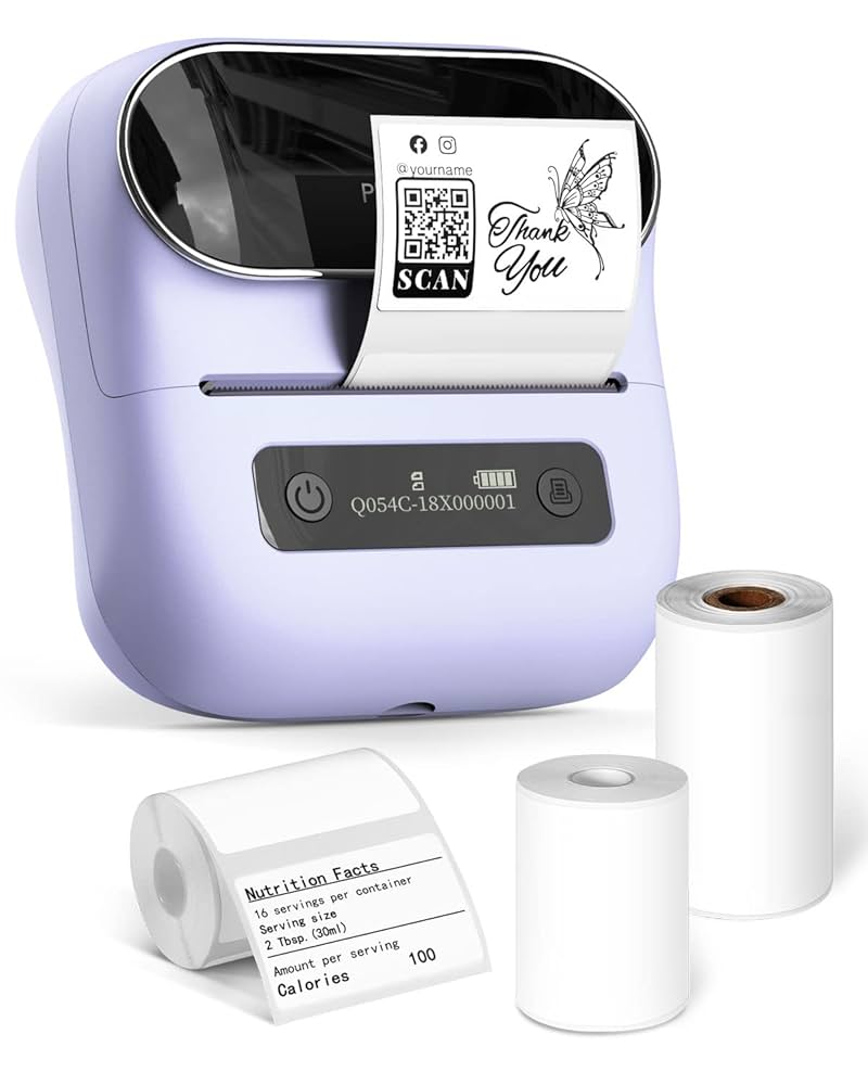 Mini Label Bluetooth Printer