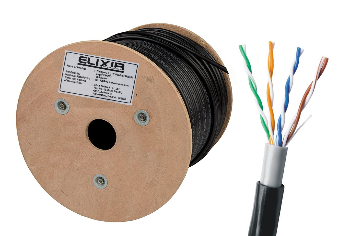Cat 6 Outdoor Ethernet Cable 305 Metres