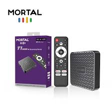 Mortal T1 Mini 4K Streaming Device – Android Smart TV Box, Dual WiFi, Voice Remote, Ultra HD Media Player