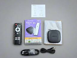 Mortal T1 Mini 4K Streaming Device – Android Smart TV Box, Dual WiFi, Voice Remote, Ultra HD Media Player