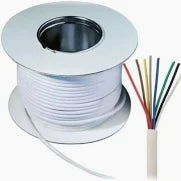 8-Core Security Alarm Cable 100m White Roll