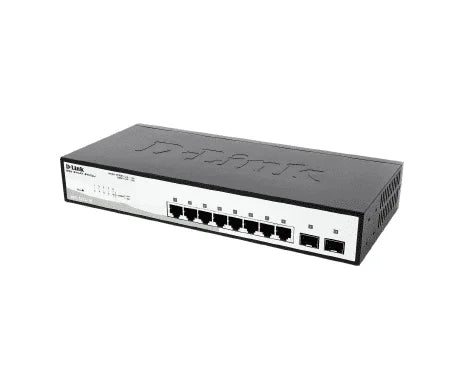 D-Link 8-ports 10/100/1000Base-T PoE + 2 SFP ports Smart Switch (DGS-1210-10P)