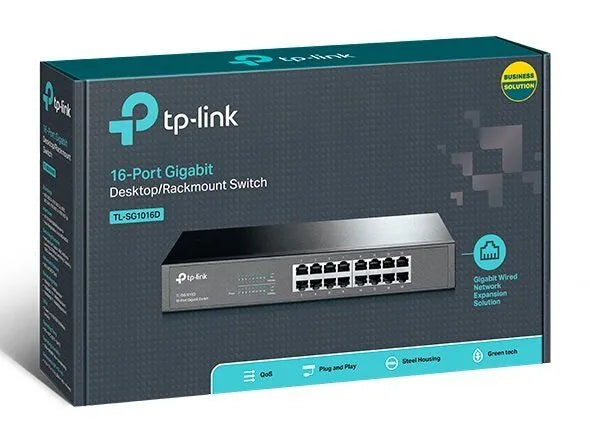 TP-Link 16-Port Gigabit Switch TL-SG11016D
