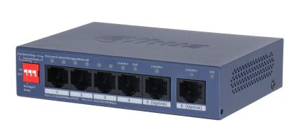 Dahua CS4006-4ET2GT-36 6-Port Cloud Managed PoE Desktop Switch
