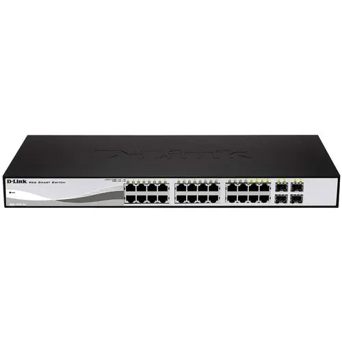 D-Link 28-Port Gigabit Smart Managed Switch Non-POE (DGS-1210-28)