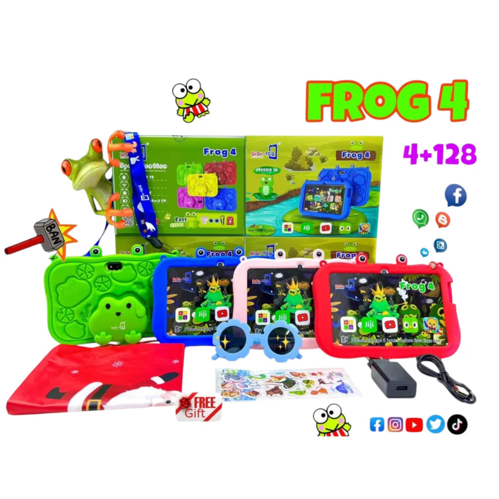 Bebe TAB Frog 4 Kids Android Tablet WiFi Enabled