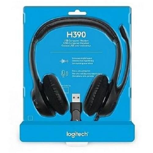 Logitech USB Headset with NOISE-cancelling Mic H390
