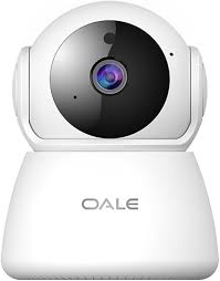 OALE iHome 01 – 360° Smart WiFi Security Camera with Night Vision & Two-Way Audio