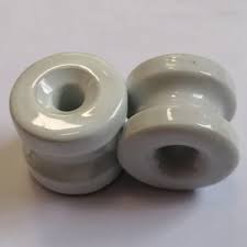 Porcelain Bobbin Reel Insulator Off