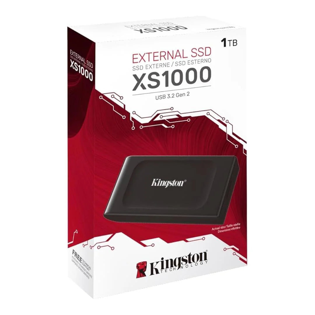 Kingston XS1000 1TB Ultra-Fast USB 3.2 Gen 2 Portable SSD