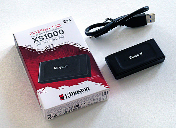 Kingston XS1000 2TB Ultra-Fast USB 3.2 Gen 2 Portable SSD