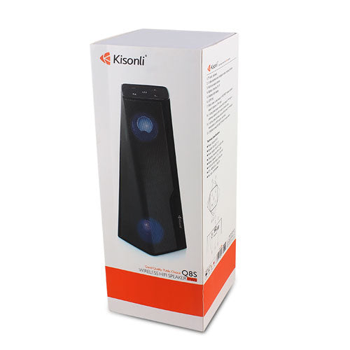 Kisonli Q8S Bluetooth Speaker (Light Emitting)