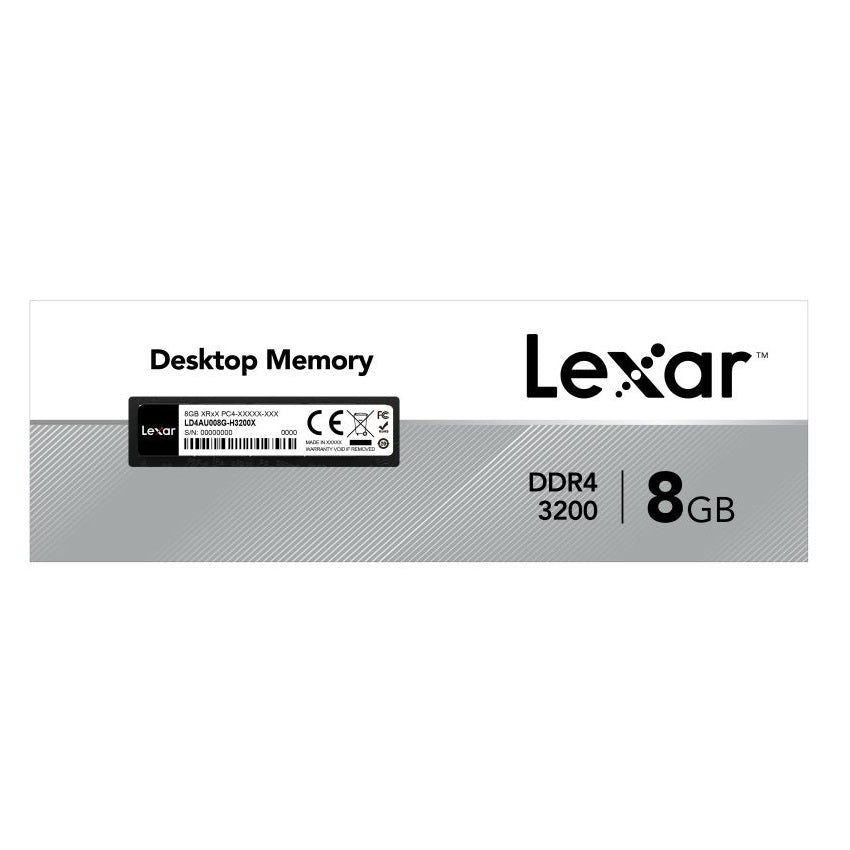 Lexar-8GB RAM DDR4 Desktop 3200mhz