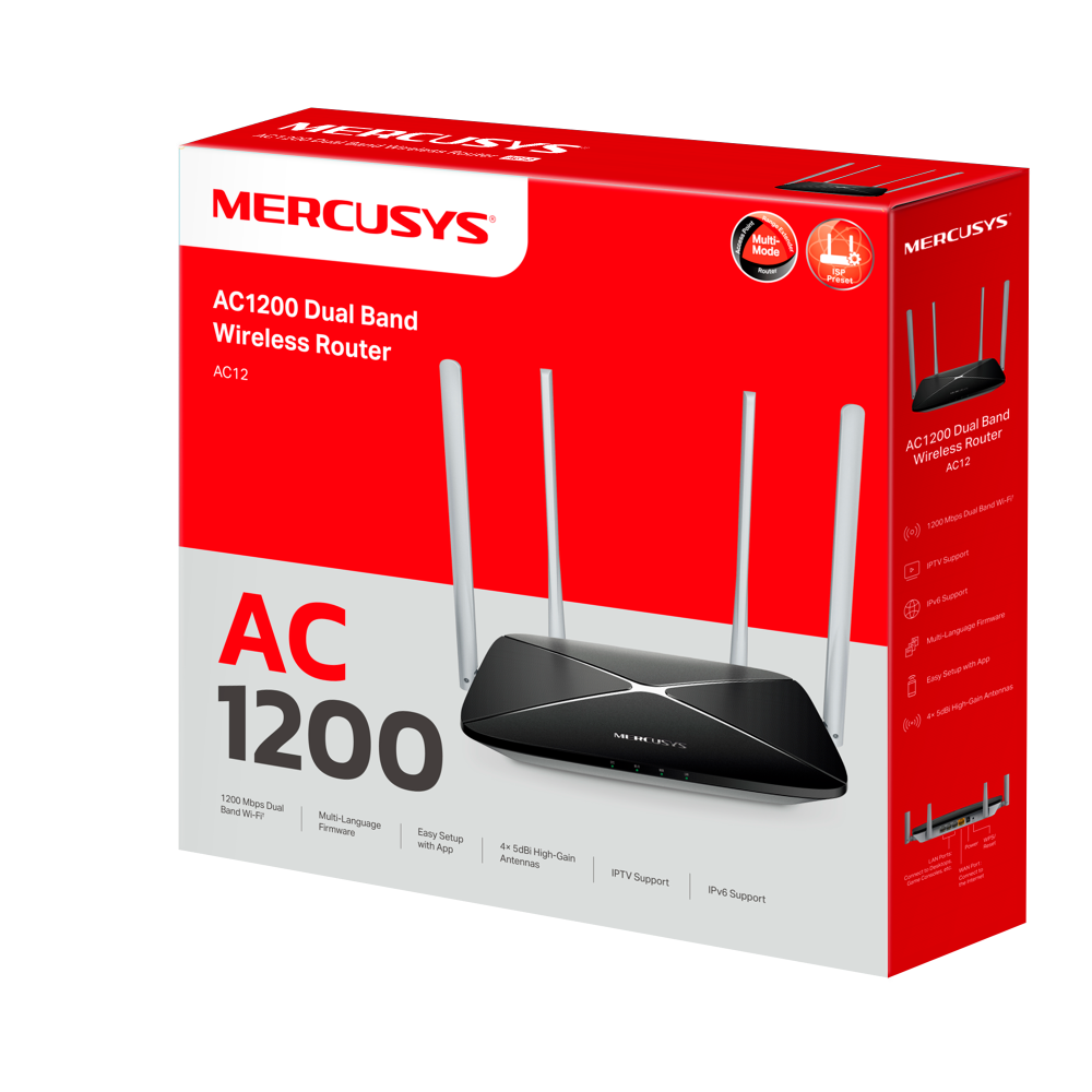 Mercusys AC1200 Dual-Band Router