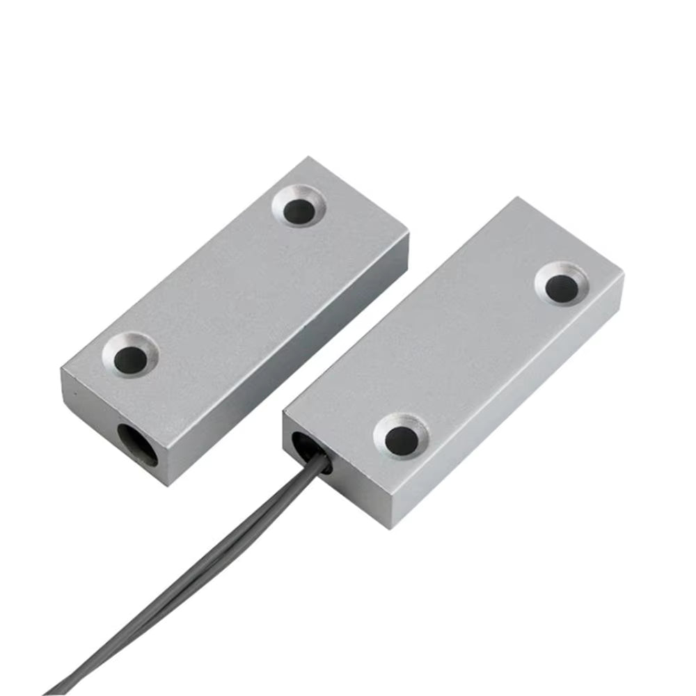 Long Metallic Door Magnetic Contact for Alarm & Access Control Systems