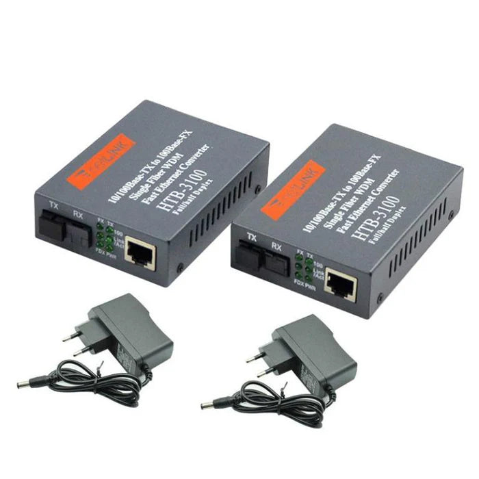 Netlink Gigabit Single Mode Fiber Media Converter