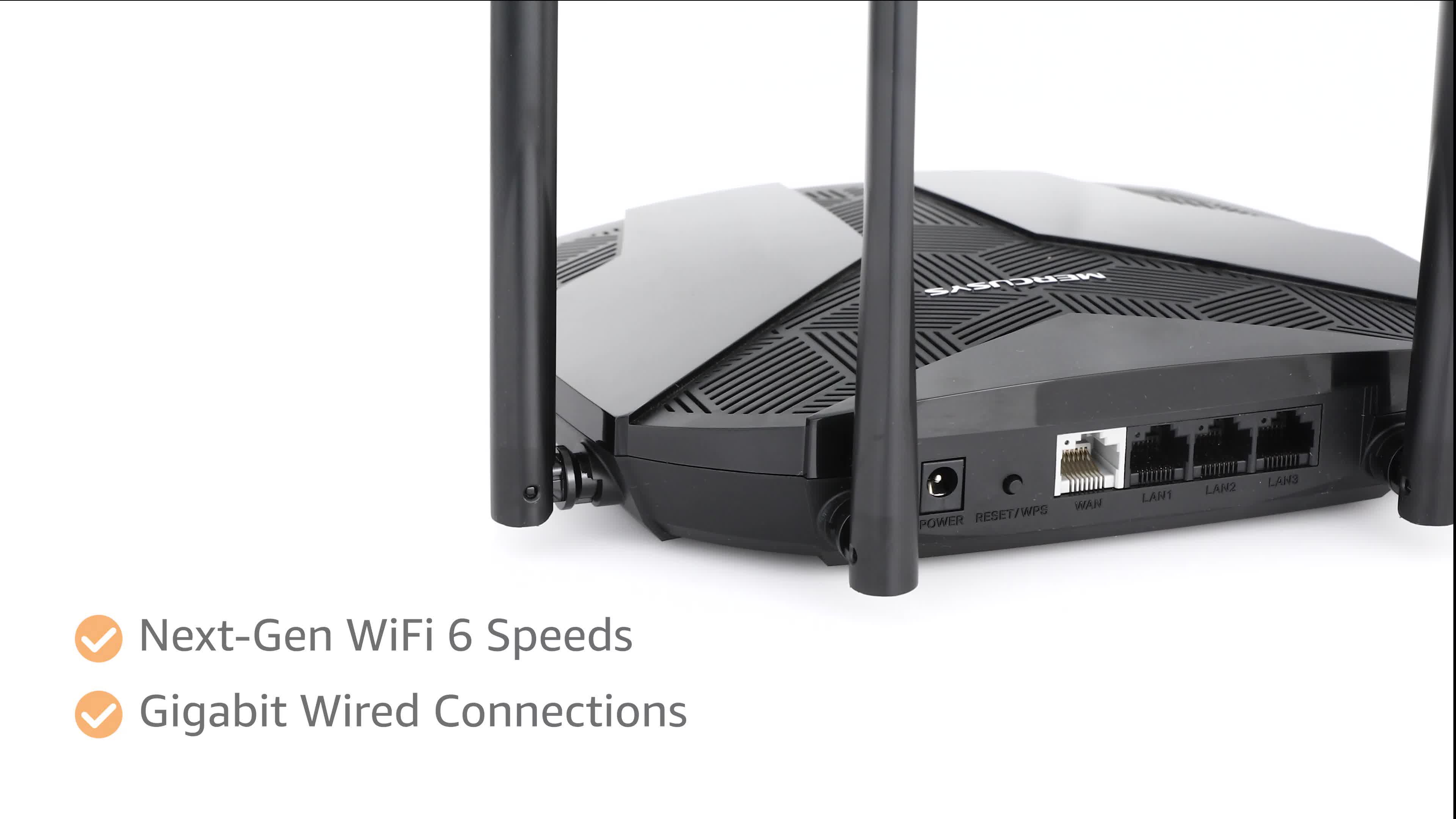 Mercusys MR70X Powerful Wi-Fi 6 Dual-Band Gigabit Router