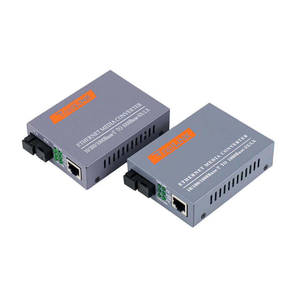 Netlink Gigabit Single Mode Fiber Media Converter