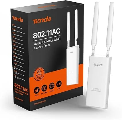 Tenda OAP1200 Rugged AC1200 Dual-Band Outdoor Wi-Fi Access Point