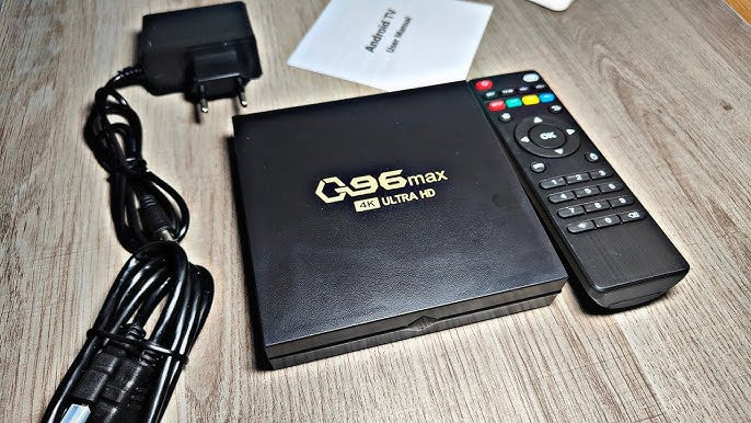 Q96 Max Android TV Box – 8GB RAM | 128GB ROM | 4K/8K Support | Wi-Fi & Bluetooth