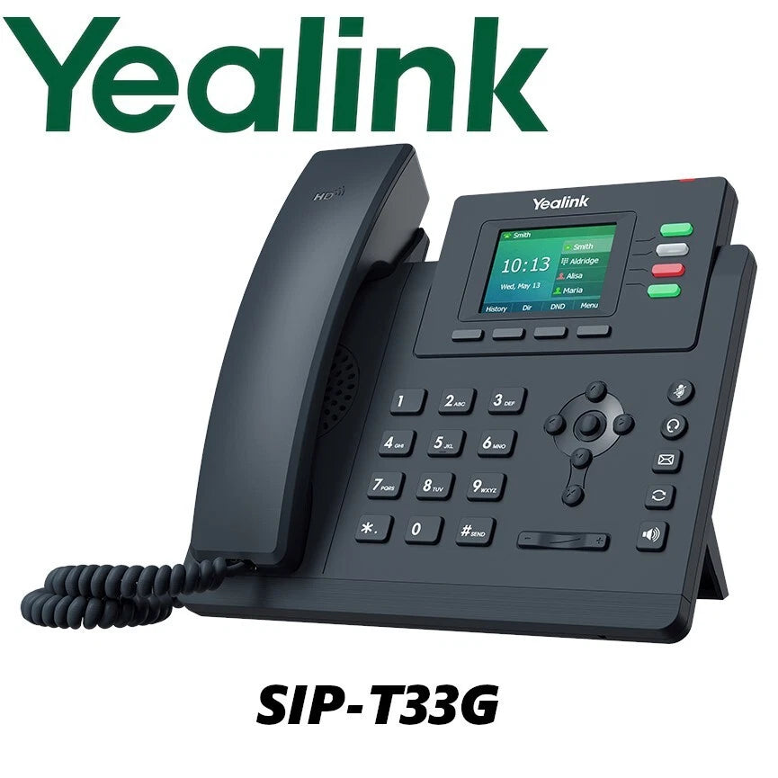 Yealink SIP-T33G Gigabit Entry-Level IP Phone