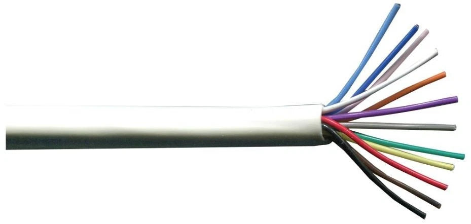 12 Core Alarm Cable White (100m Drum