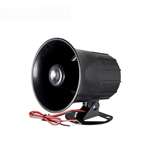 15W Wired Alarm Siren Horn DC 6–12V Security Alarm Siren