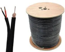 RG59 CCTV Siamese Cable with Power 305m Roll