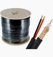 RG59 CCTV Siamese Cable with Power 305m Roll