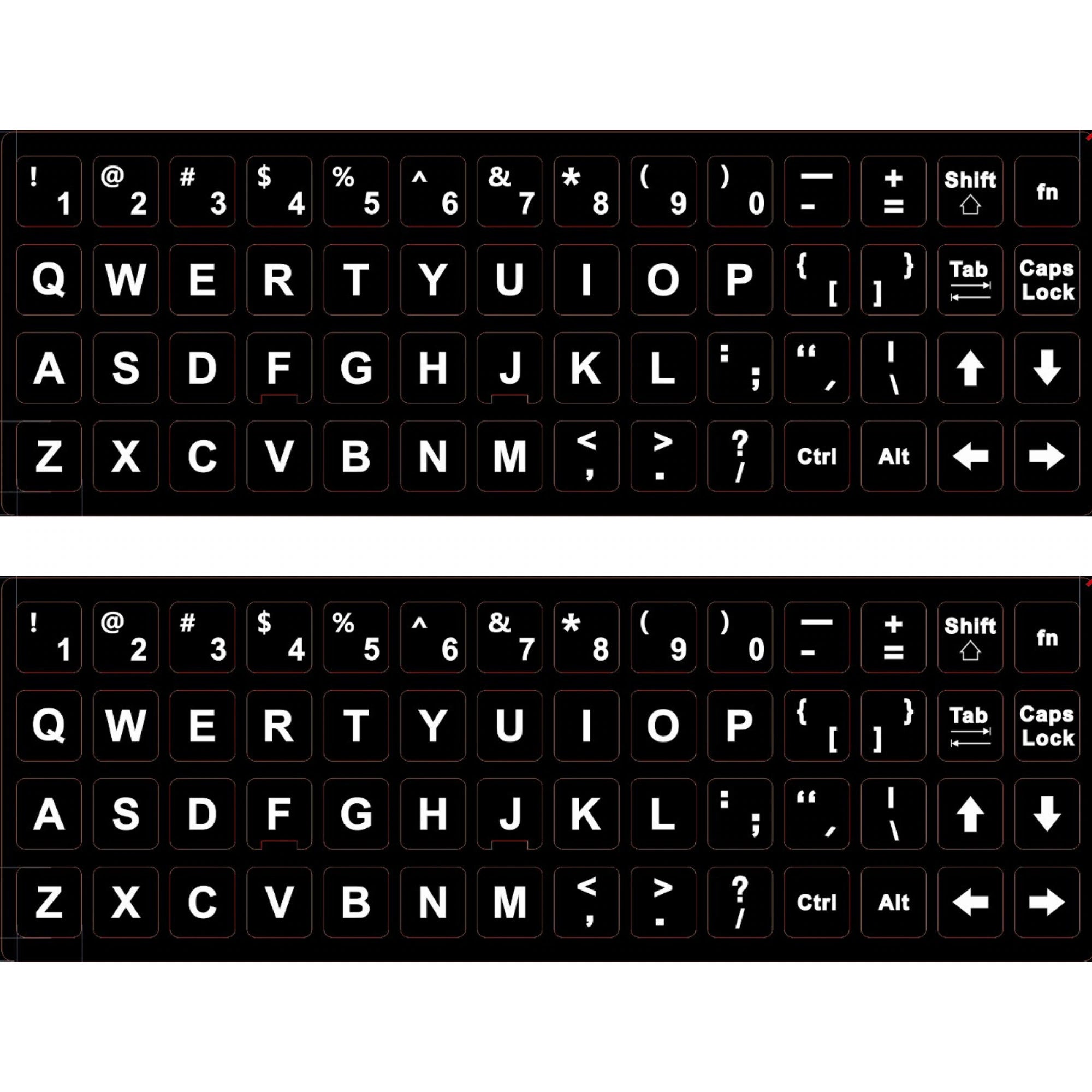 English Keyboard Sticker