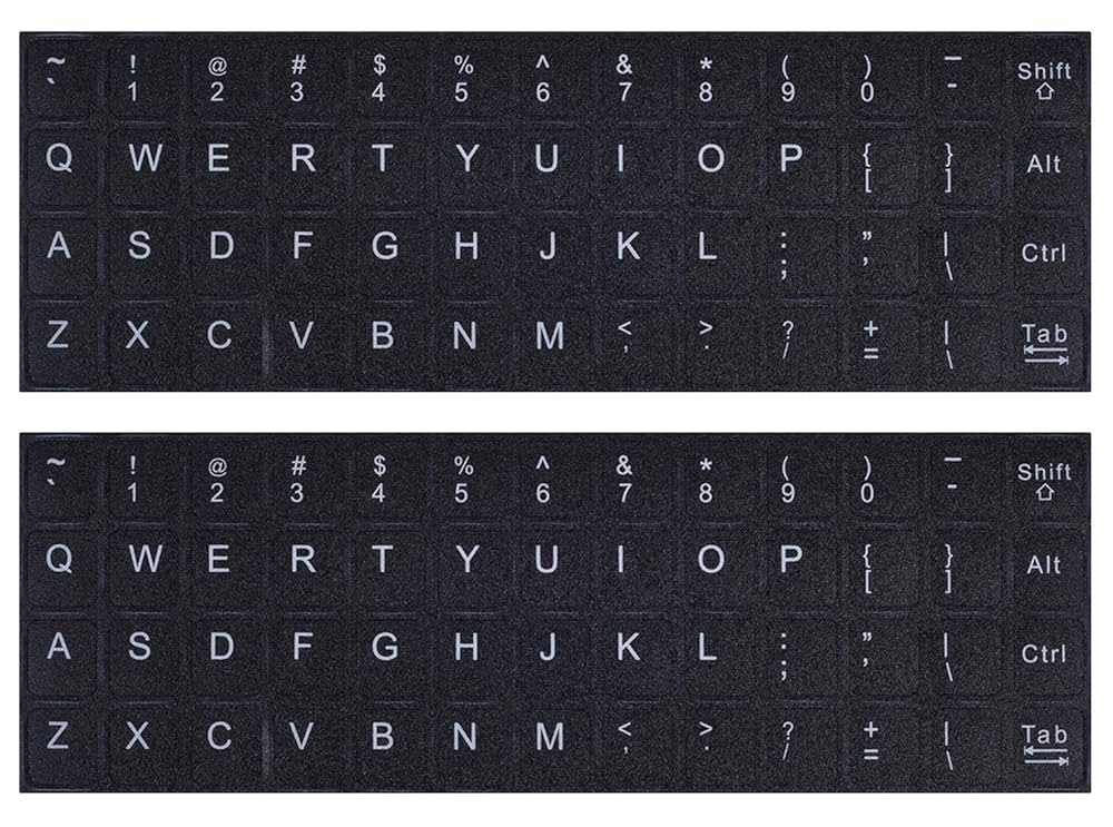 English Keyboard Sticker